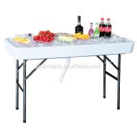 Ice cooler table